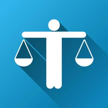 Lawyer Gradient Square Icon Stockillustratie
