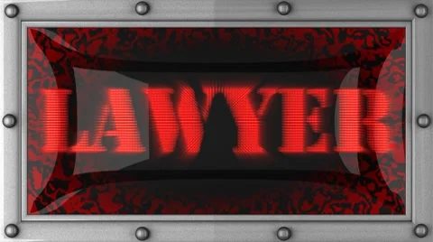 Lawyer on led Stock Footage 8760123
