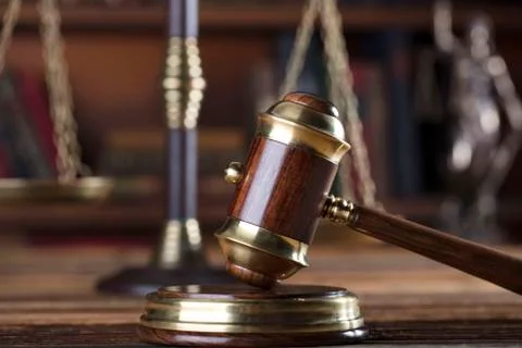 Lawyer theme. Stock Photos