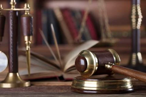 Lawyer theme. Stock Photos