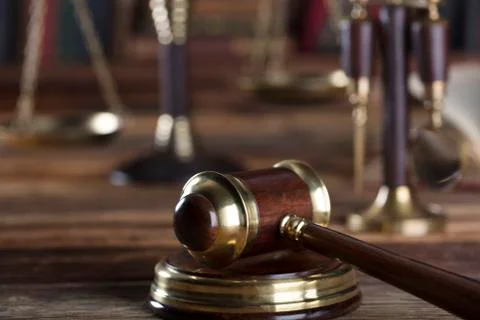 Lawyer theme. Stock Photos