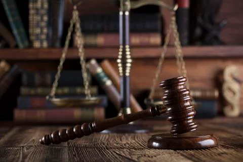 Lawyer theme. Stock Photos