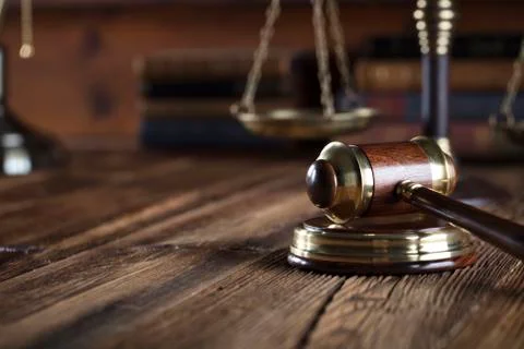 Lawyer theme. Stock Photos