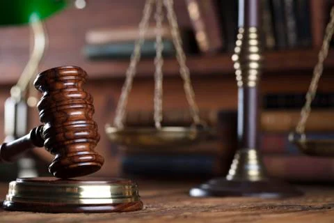 Lawyer theme. Stock Photos