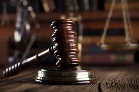 Lawyer theme. Stock Photos