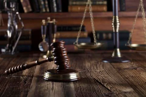 Lawyer theme. Stock Photos