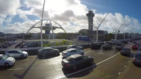 LAX CLOUD TIME LAPSE Stock Footage 92174066