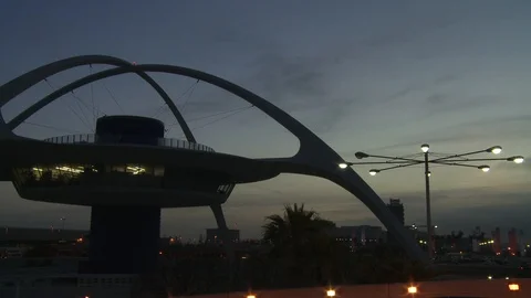 LAX Encounter Restaurant Stock Footage 92461049