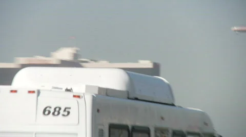 LAX Landing 9 Stock Footage 717365