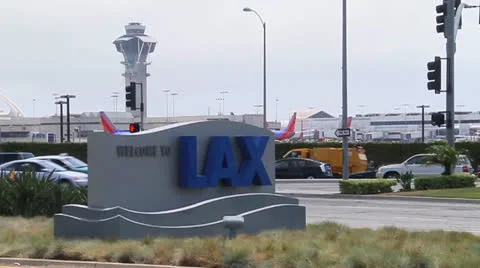 LAX logo shot Stockbeeldmateriaal 24159274