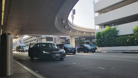 LAX Los Angeles California Parking Garag... | Stock Video | Pond5