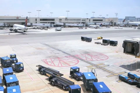 LAX timelapse 5K Stock Footage 7763026