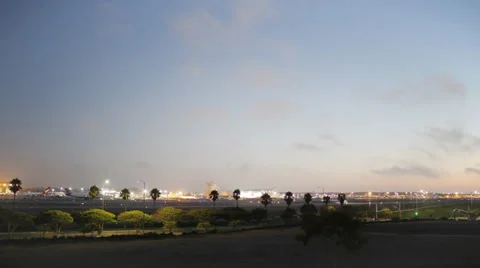 LAX Timelapse Video stock 39095240