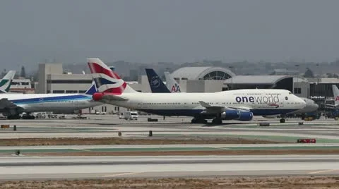 LAX Traffic Stock Footage 11135080