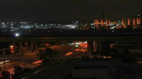 LAX Traffic Timelapse Stock-Footage 857980