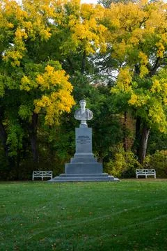 Laxenburg park elements and plants, landscape and architecture at the autumn Stock Photos