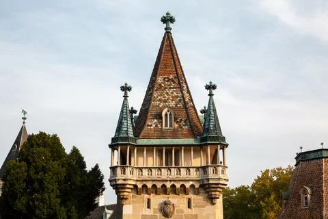 Laxenburg park elements and plants, landscape and architecture at the autumn 库存照片