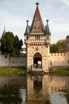 Laxenburg park elements and plants, landscape and architecture at the autumn Stock Photos