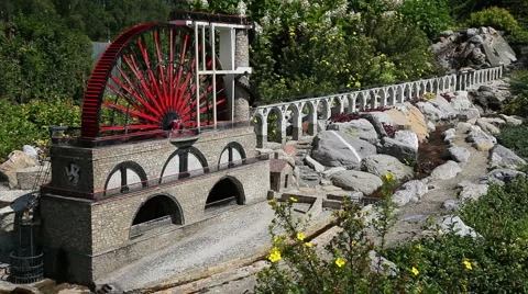 Laxey wheel Video stock 1934103
