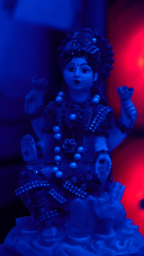 Laxmi Devi Video Hindu Goddess Stock Footage 168746508
