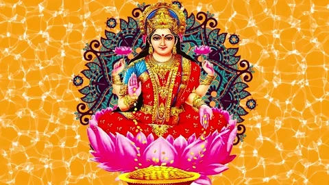 Laxmi Poja - Lakshmi pujan - Godess Laxm... | Stock Video | Pond5