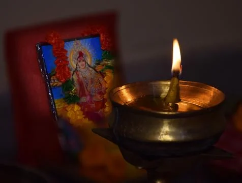 Laxmi Puja Stock Photos