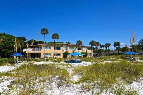 LayBy Resort on Holmes Beach, Florida Stock Photos