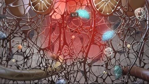 In the layer adjacent to the dermis, the keratinocytes are divided and thrown Stock Illustration