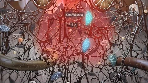 In the layer adjacent to the dermis, the keratinocytes are divided and thrown Stock Illustration