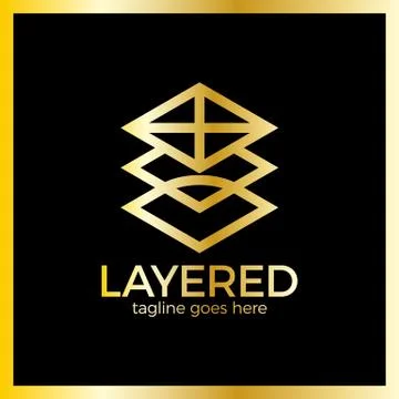 Layer App Logo Stock Illustration