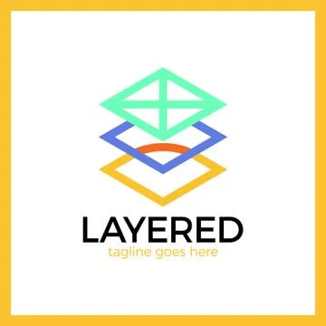 Layer App Logo Stock Illustration