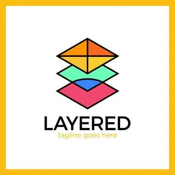 Layer App Logo Stock Illustration