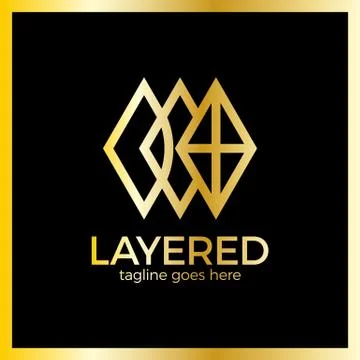 Layer App Logo Stock Illustration