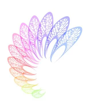 Layer color abstract background. Stock Illustration