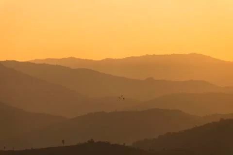 Layer of cordillera Stock Photos