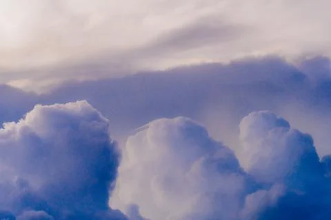 Layer of cumulonimbus clouds Stock Photos