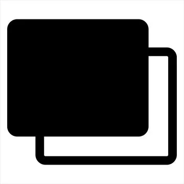 Layer glyph icon vector illustration isolated on white background Stock Illustration