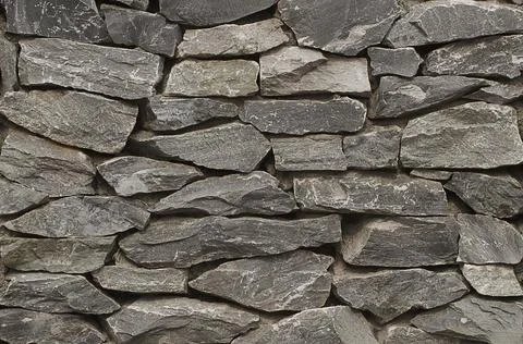 Layer of gray stone for pattern Stock Photos