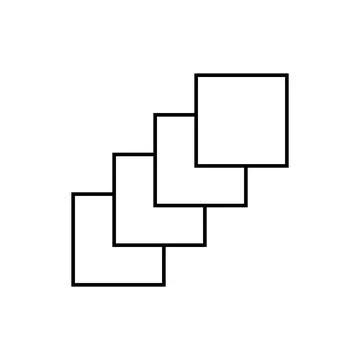 Layer icon vector Stock Illustration