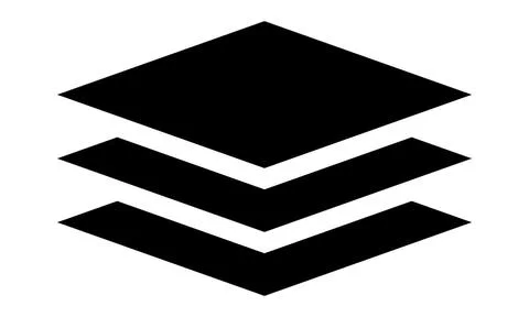 Layer icon. Vector illustration Stock Illustration