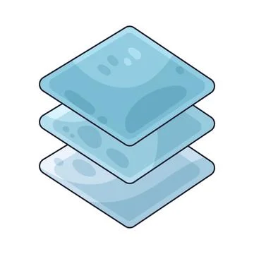 Layer illustration 스톡 일러스트
