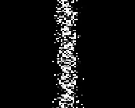 Layer mask for a computer animated video sequence of a digital readout of a dna Video stock 11692030