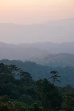 Layer of mountain Stock Photos