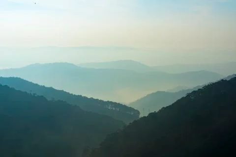 Layer of the mountain Stock Photos