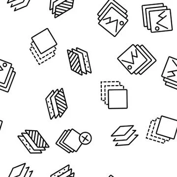 Layer Protect Material Vector Seamless Pattern 库存插图