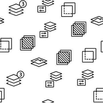Layer Protect Material Vector Seamless Pattern Stockillustratie