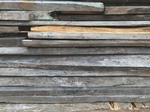 Layer wood texture. background of old  wood panels Stock Photos