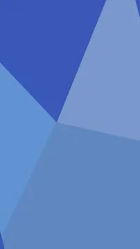 Layered angular forms in varied cool blue tones create a calm, modern visua.. Stock Illustration