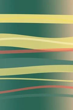 Layered angular ribbons in pale blue, orange, brown, and cream form an airy.. Stock Illustration