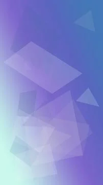 A layered arrangement of translucent polygons creates a calm, futuristic vi.. Illustrazione stock